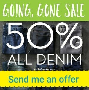 Send me an offer on all Jeans/ Denim